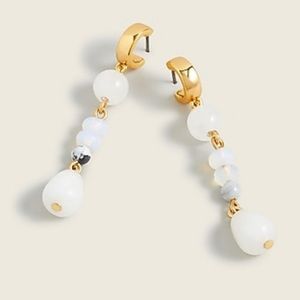 J. Crew Faceted Stone Drop Earrings